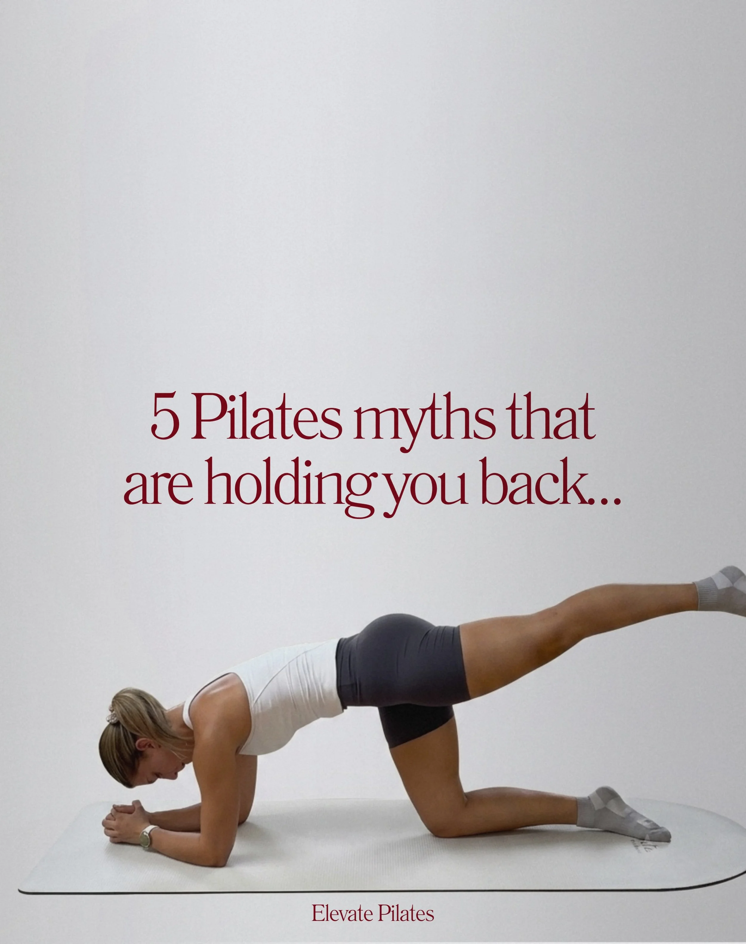 Stop letting these Pilates misconceptions hold you back!

If you&rsquo;ve been avoiding Pilates because you think you aren&rsquo;t flexible enough, or if you&rsquo;ve been forcing yourself through painful repetitions because you think modifying is &l