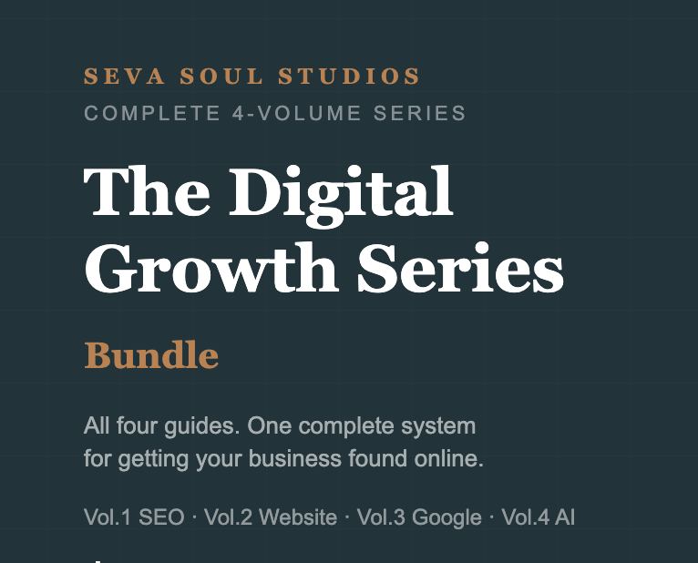 The Digital Growth Series — Complete 4-Volume Bundle: SEO, Website Design, Google Business Profile & AI Search