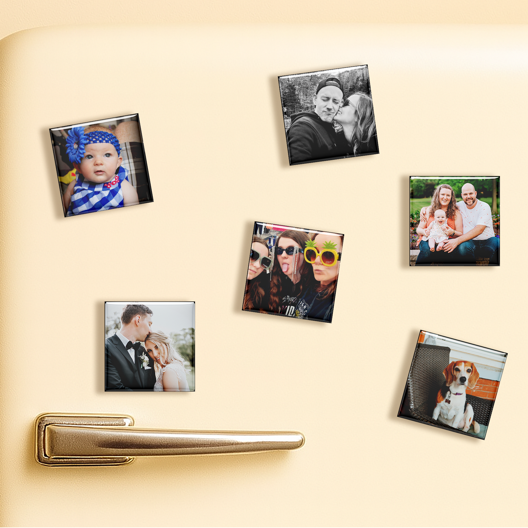 The Essential 6-Pack Custom Photo Magnet Bundle