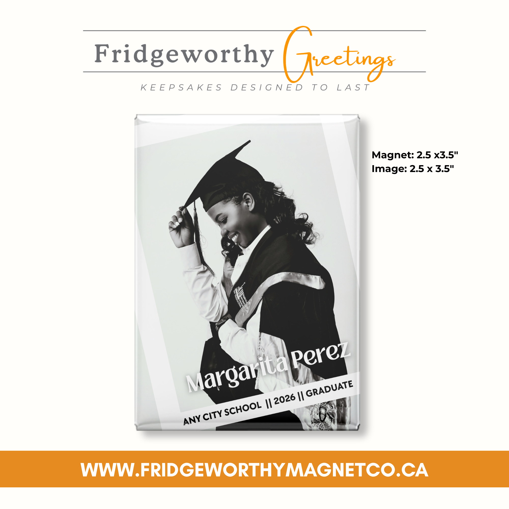 The Next Chapter - Custom Keepsake Graduation Photo Magnets Canada