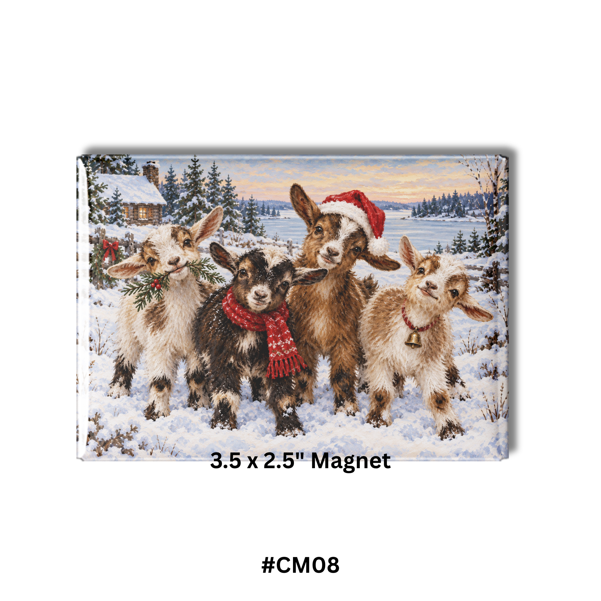 Christmas Goat Gang – Funny Farmhouse Magnet