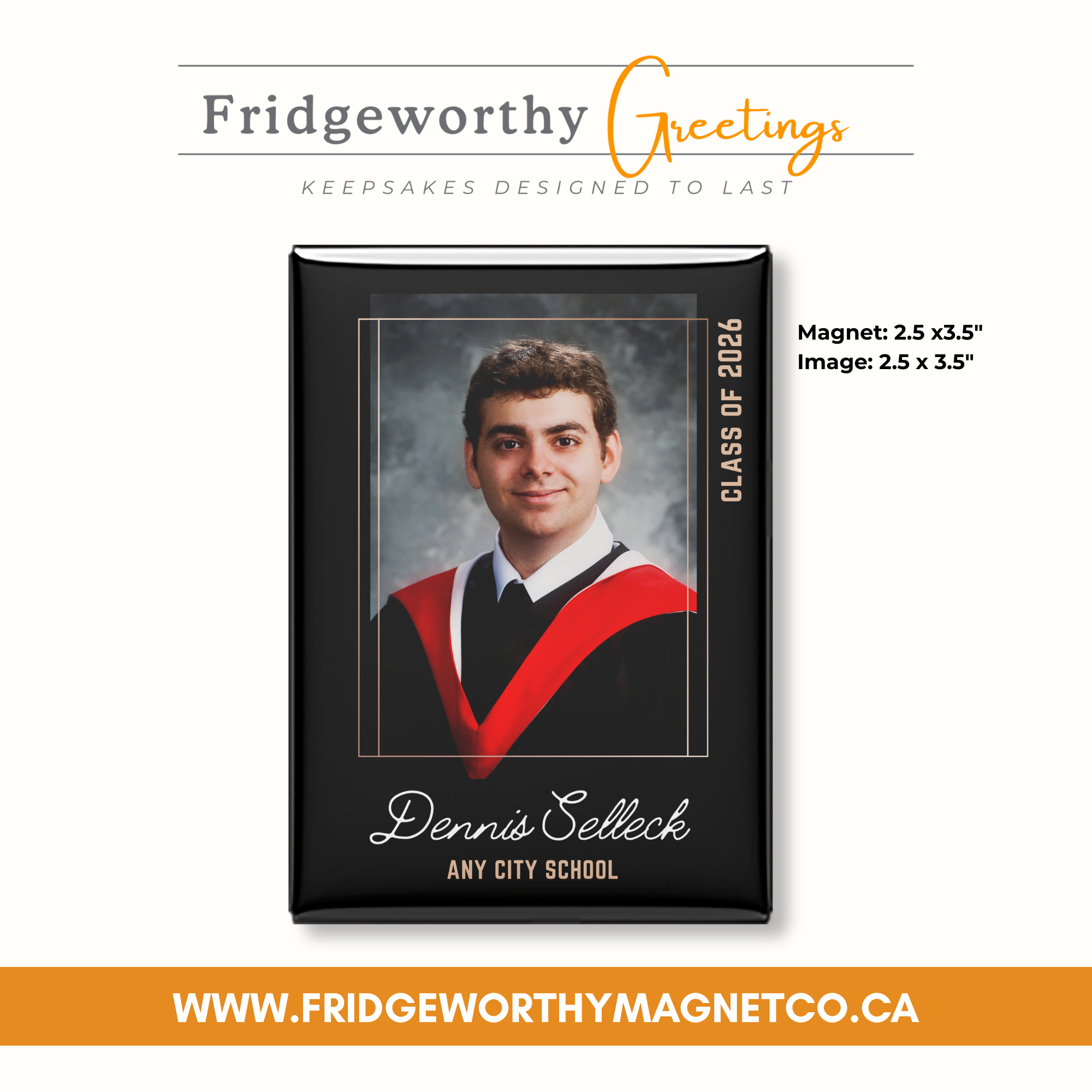 The Graduate - Custom Keepsake Graduation Photo Magnets Canada