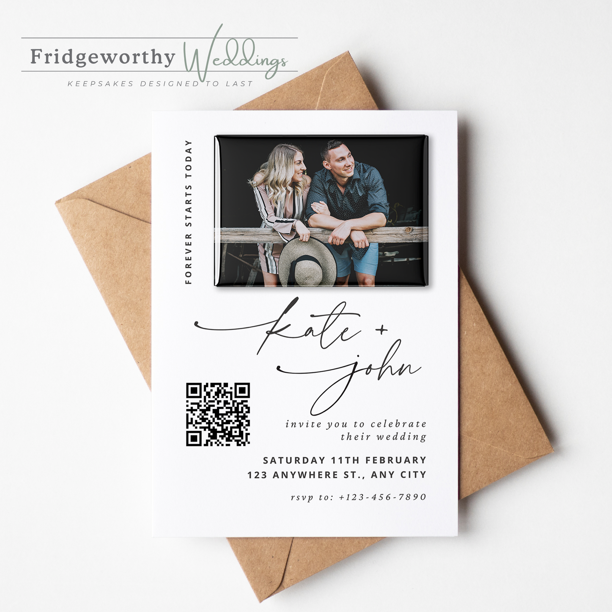 Custom QR Code Design (Wedding Website, Canadian Gift Registry or RSVP)