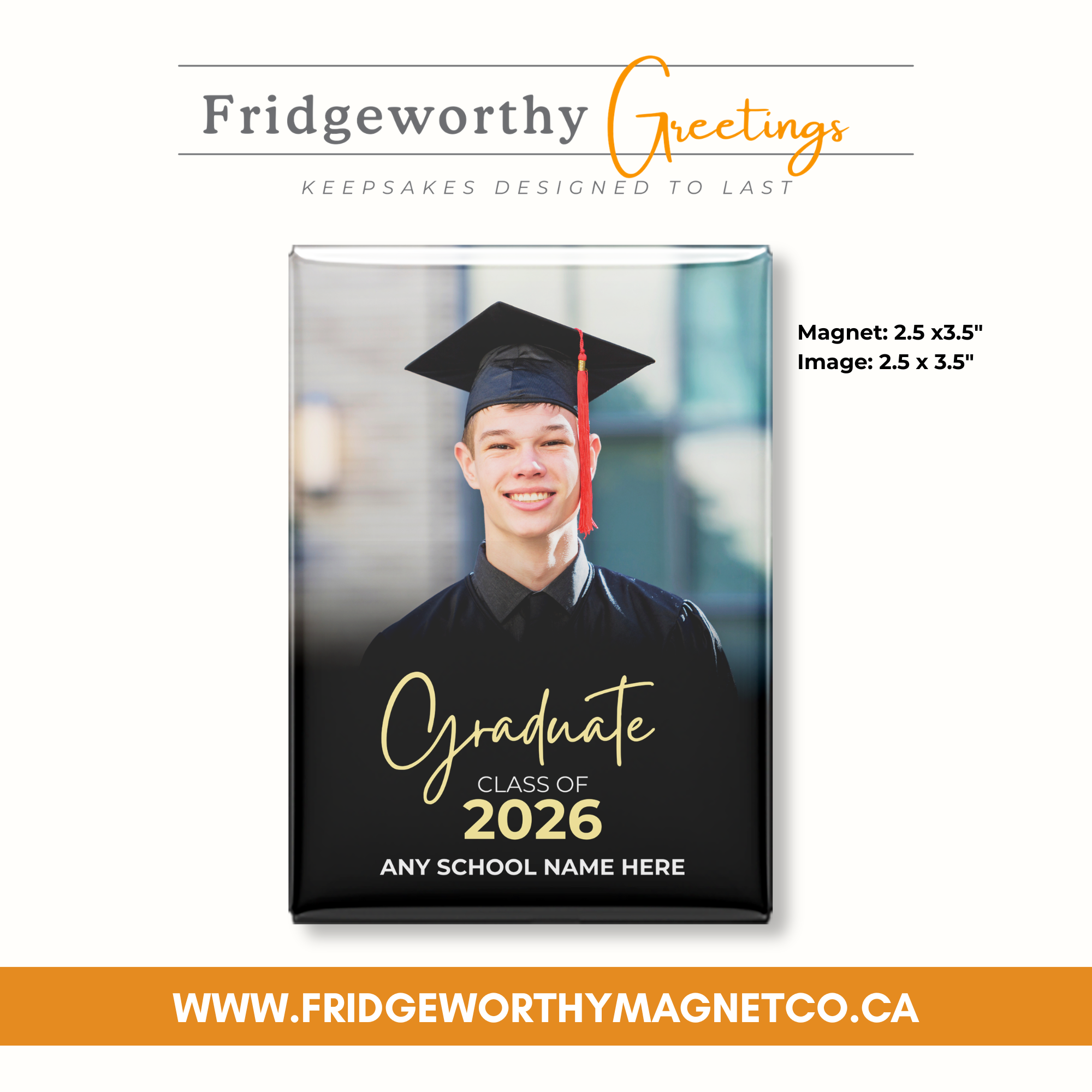 The Honour Roll - Custom Keepsake Graduation Photo Magnets Canada