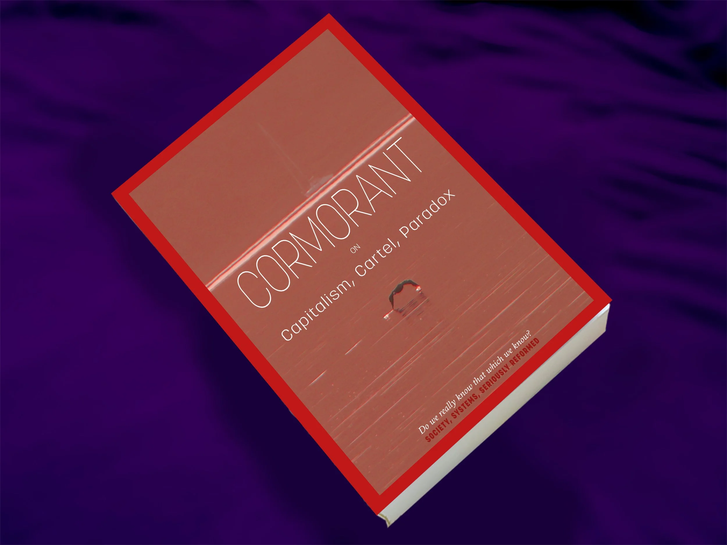 3D view of a softback book.