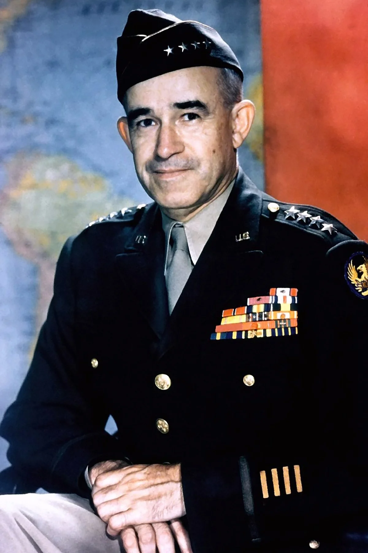 Army portrait of General Omar Bradley.