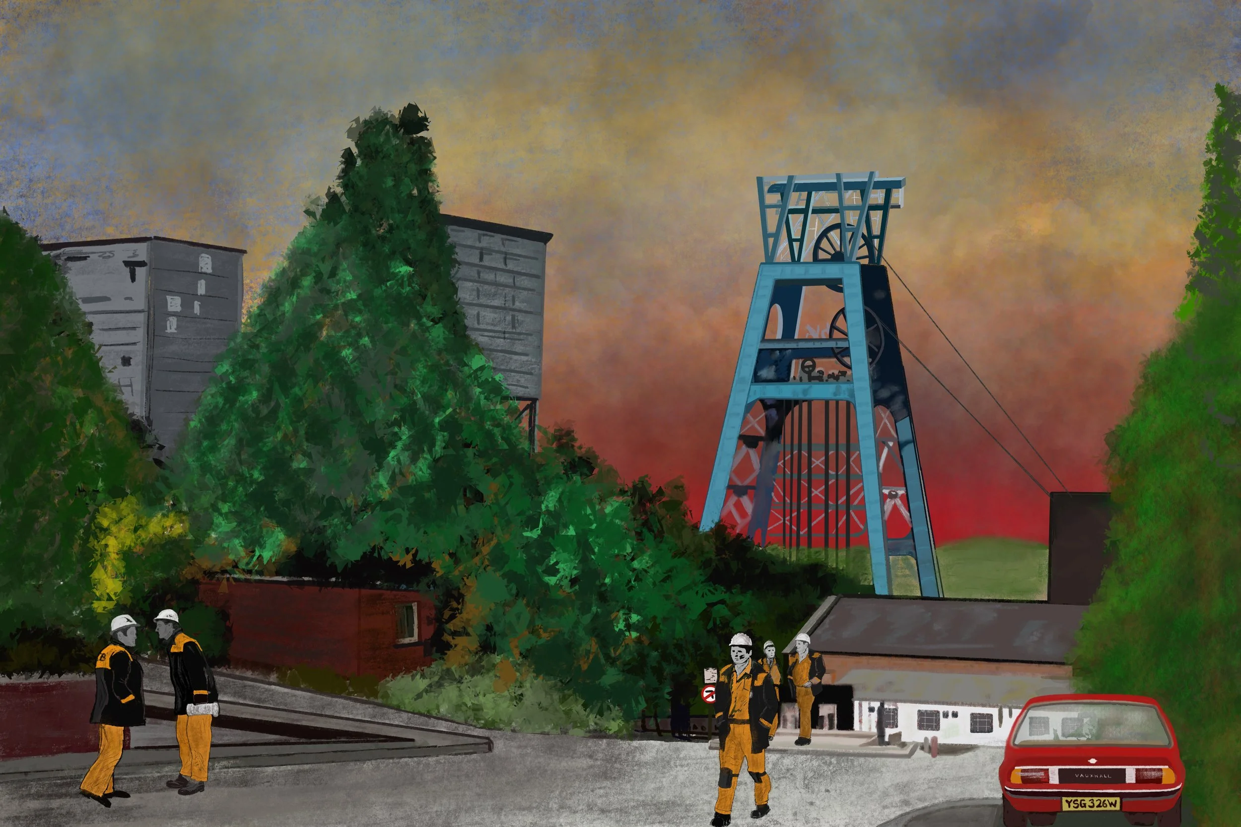 Dad's workplace: Brodsworth Colliery, Yorkshire