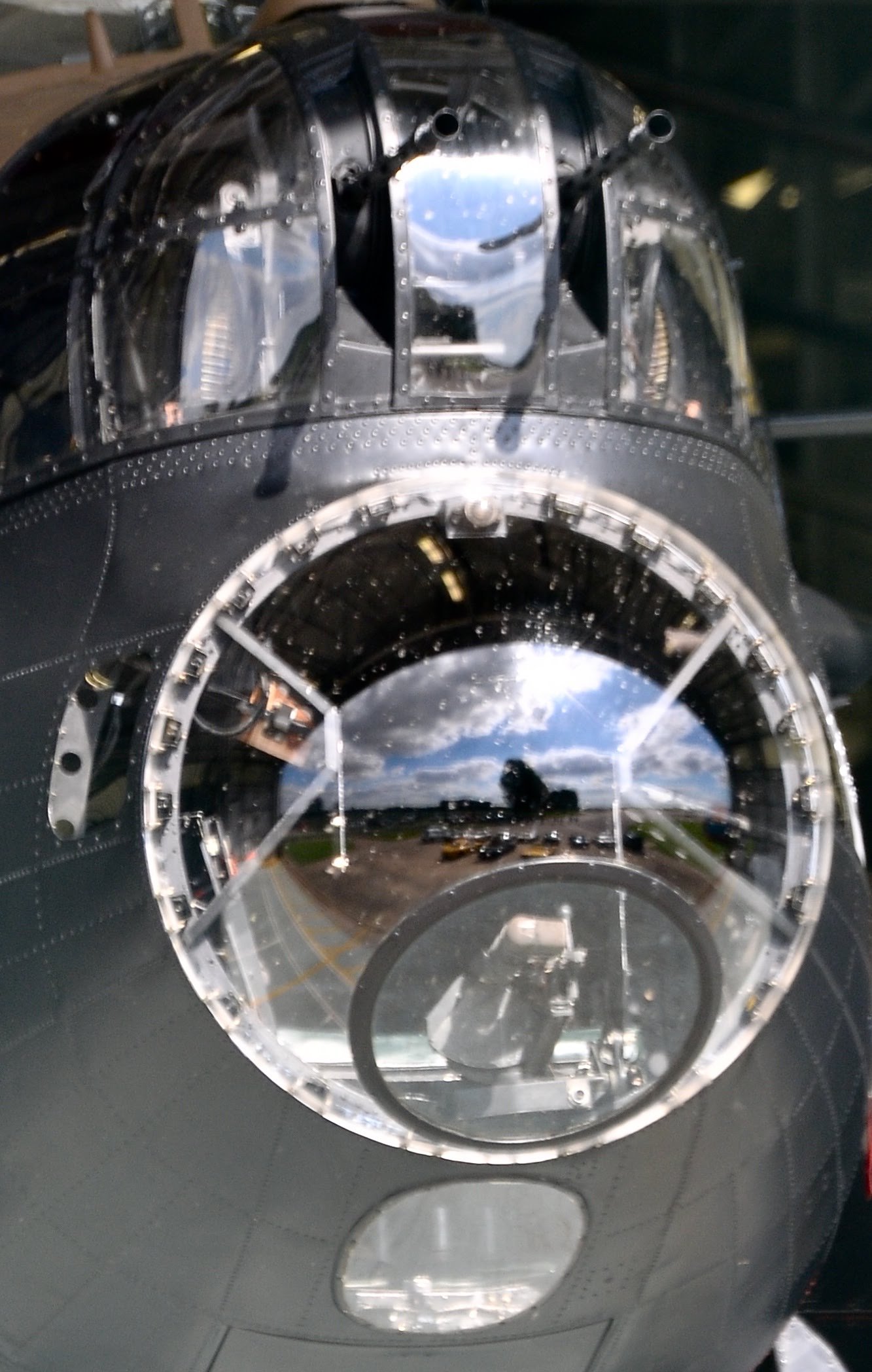 Abstract detail of the immortal Avro Lancaster; BBMF