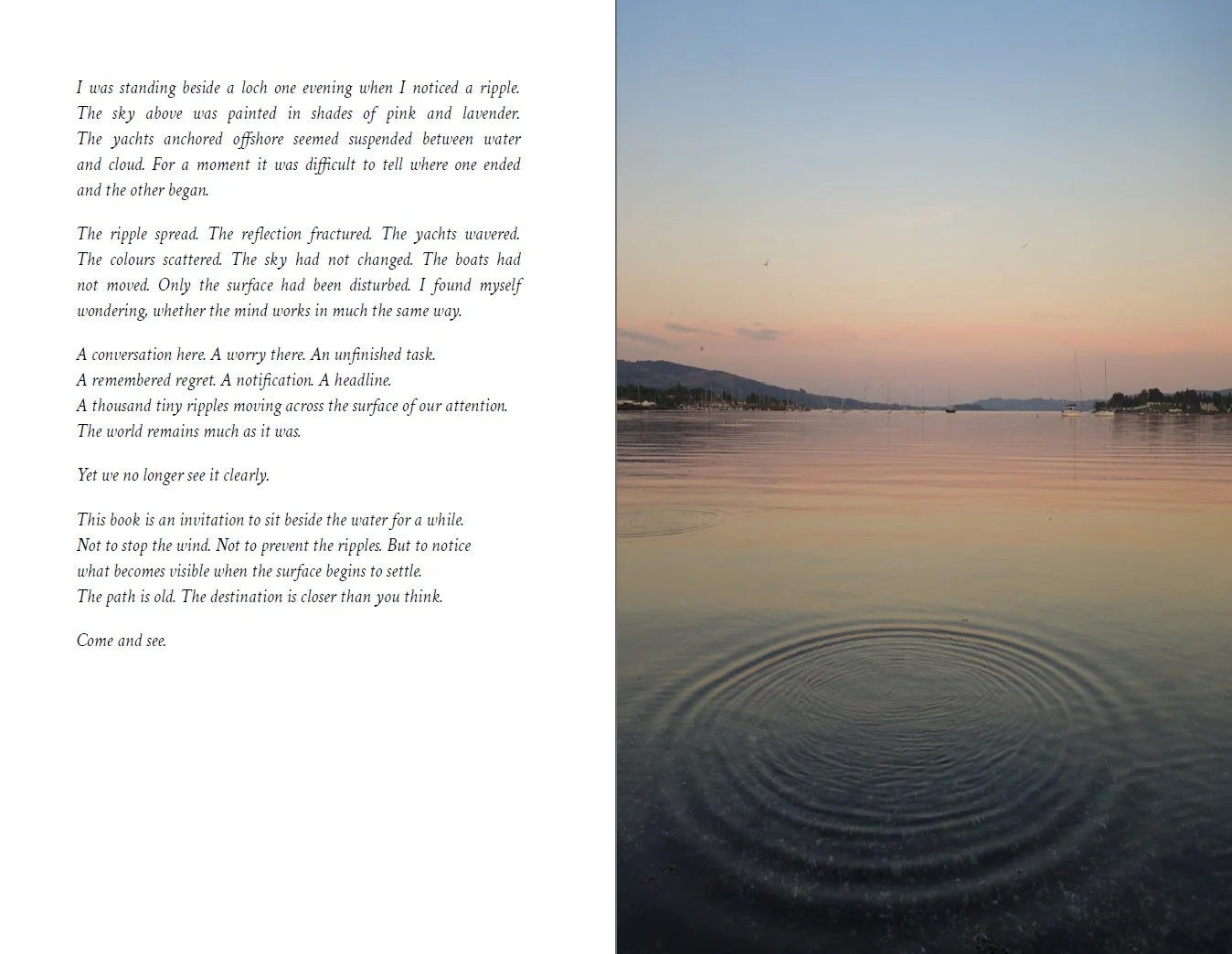 Example internal page spread.