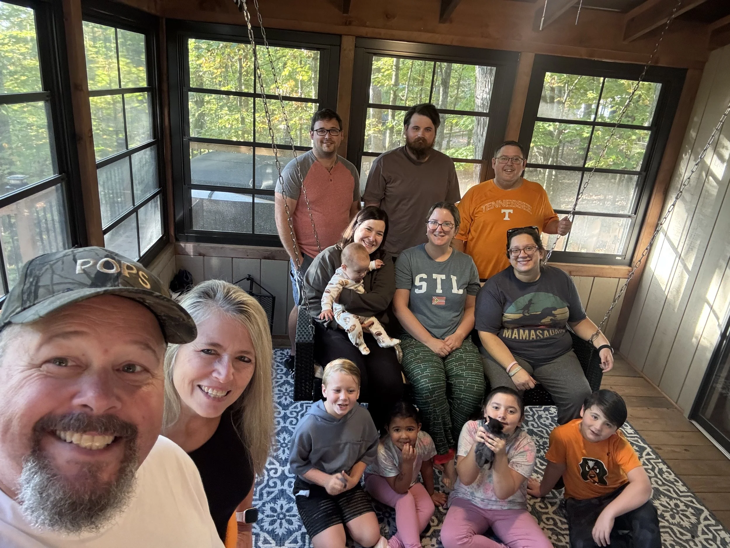 Pastor Ronnie's family.  Ronnie and Carrie are blessed with a vibrant, close-knit family that brings joy and grounding to every
season.