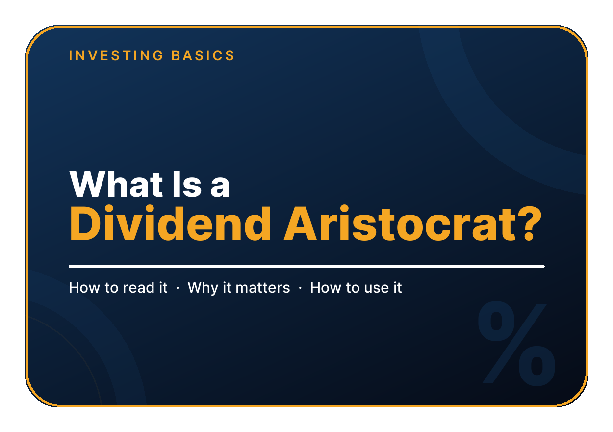 What Is a Dividend Aristocrat?