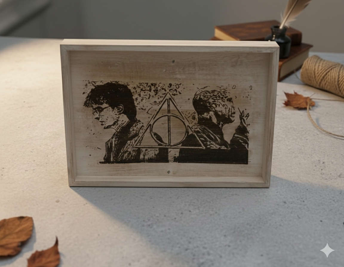 Harry Potter Laser Engraved Piece