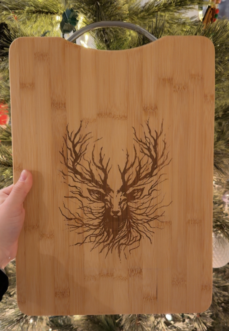 Personalized Laser Engraved Cutting Board