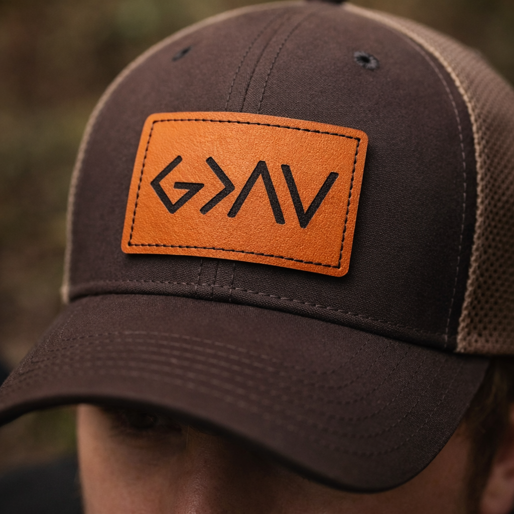 Custom Laser Engraved Faux Leather Patch