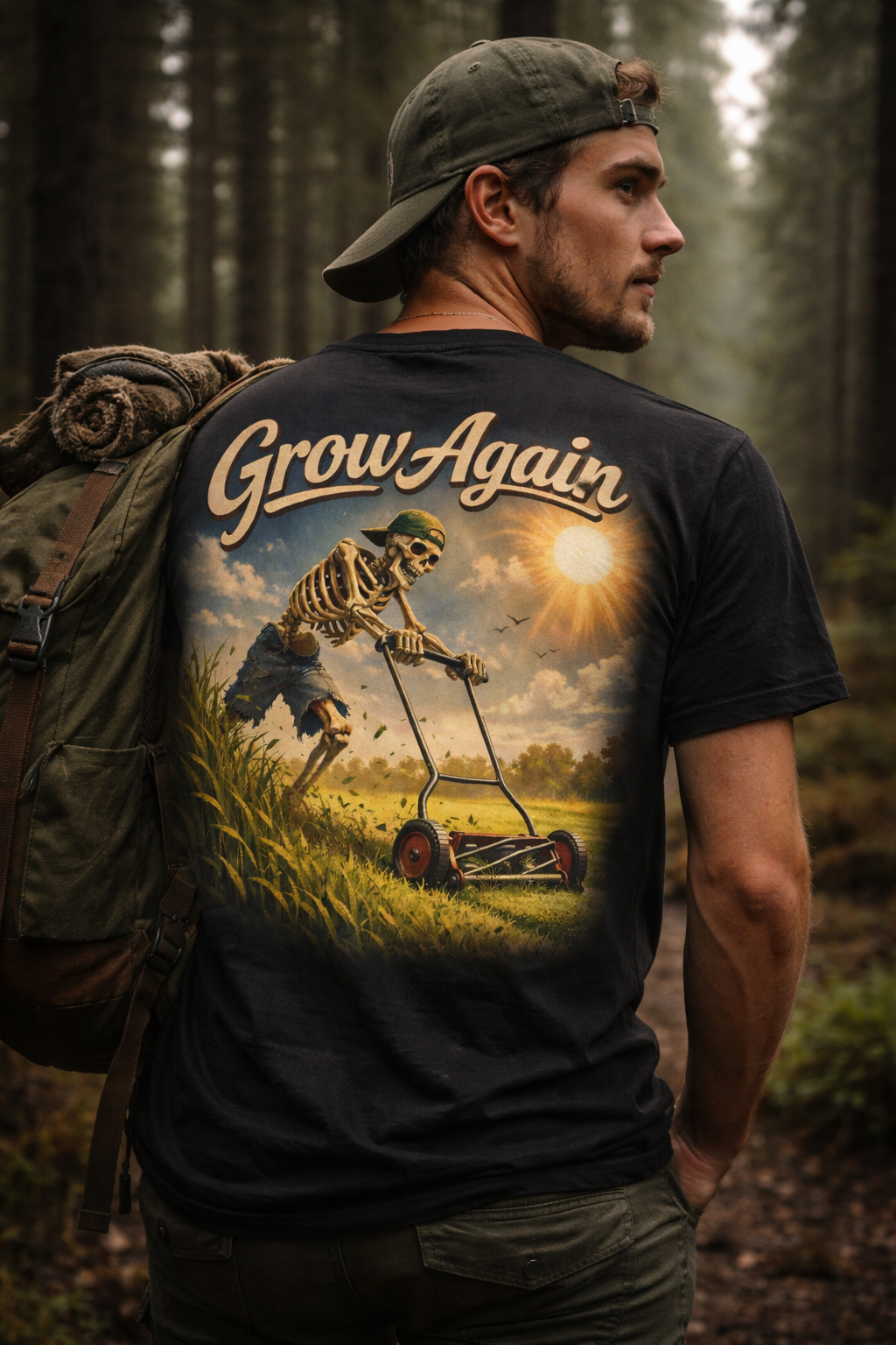 'Grow Again' Skeleton T-Shirt