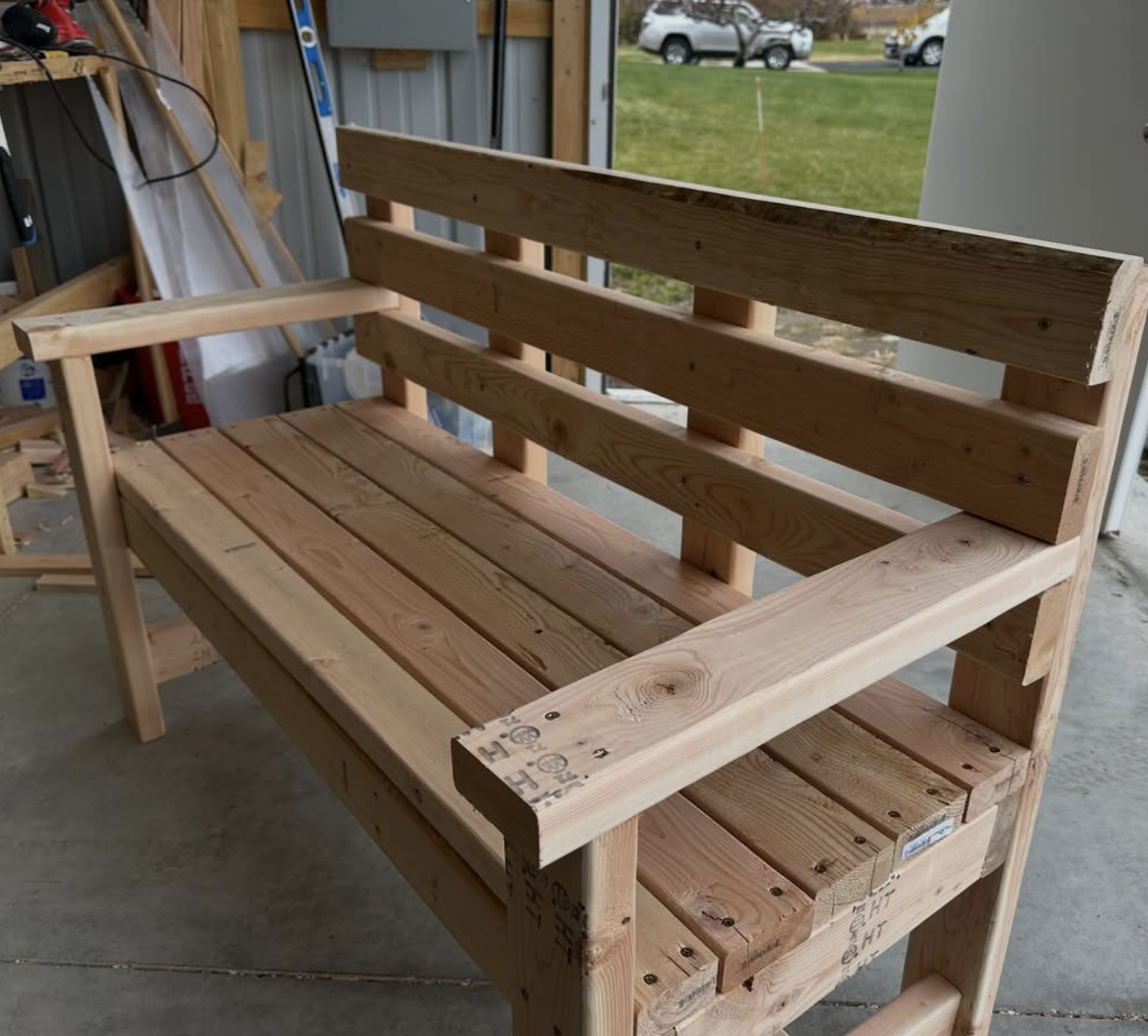 Handmade Wooden Bench