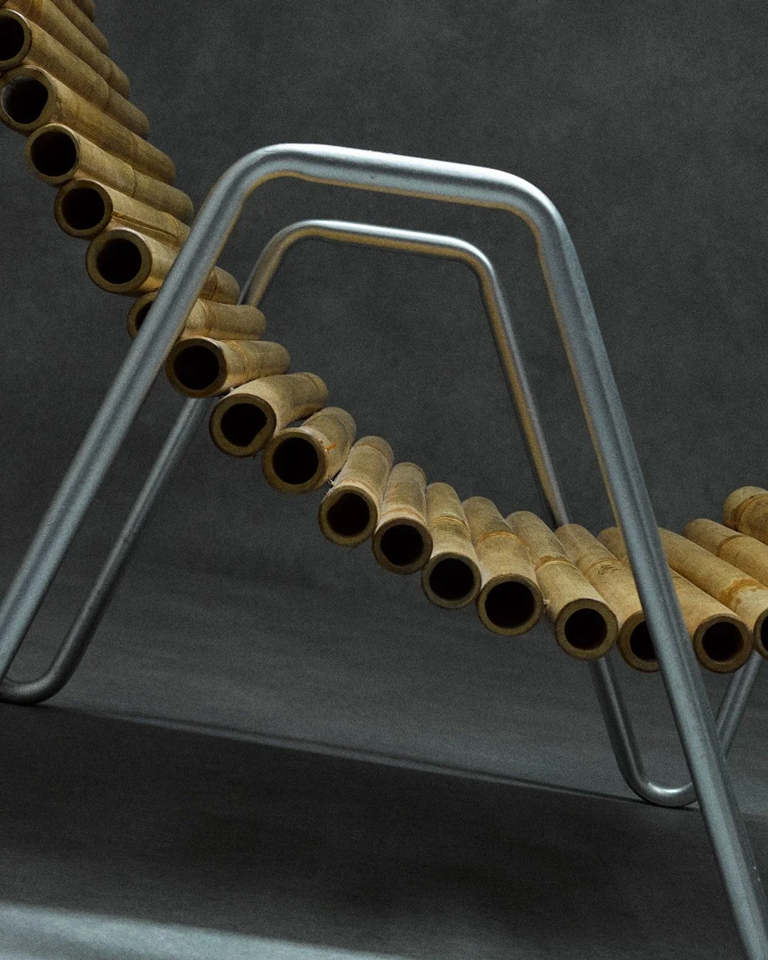 bamboo lounge chair by Hambresin.