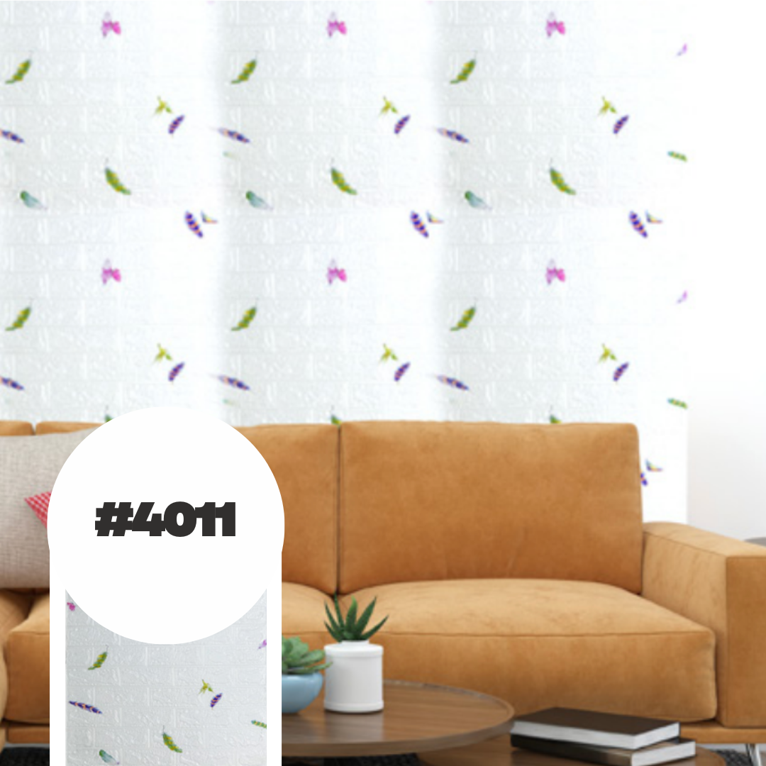 Wall Paper -  White Colorful