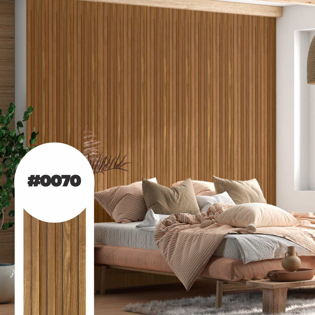 Slat Panel - Brown Copper