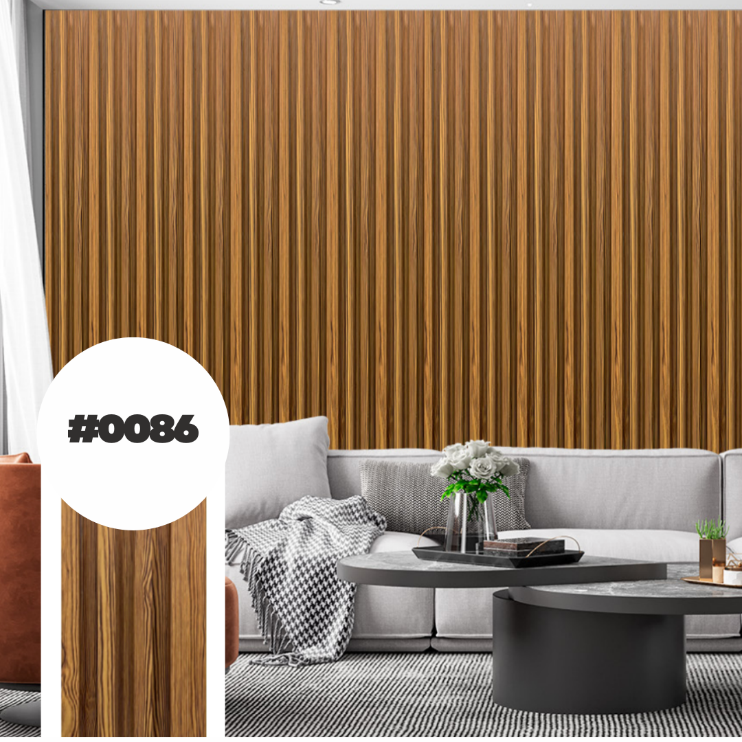 Slat Panel - Honey Brown