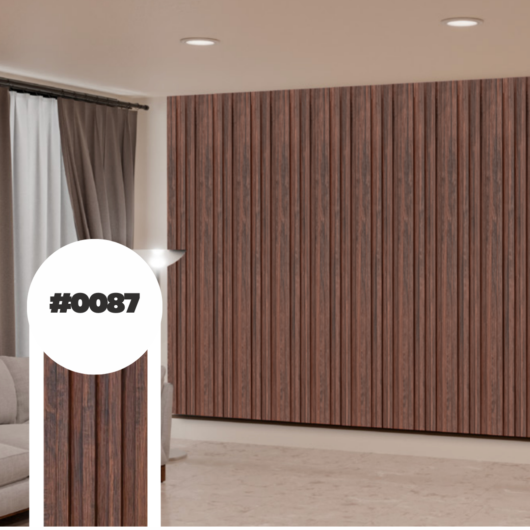 Slat Panel -  Dark Apricot