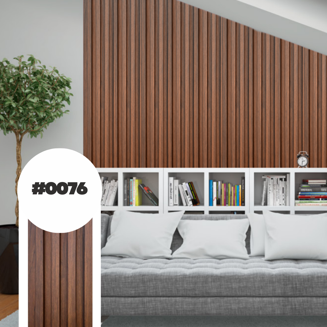 Slat Panel -  Brown Chestnut