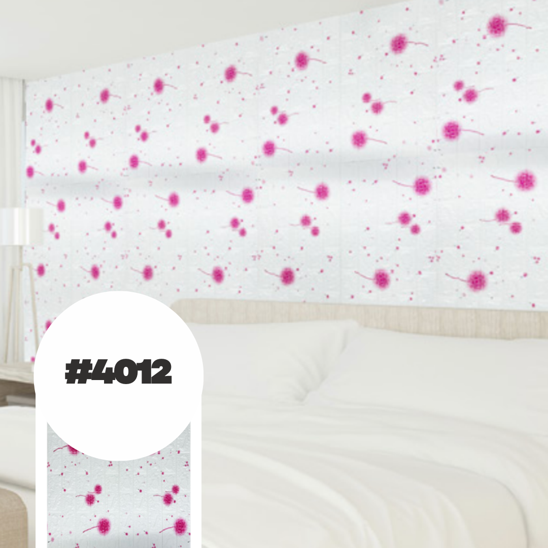 Wall Paper -  Pink Flowers