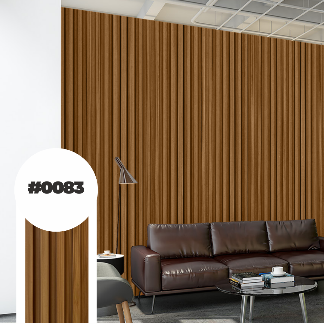 Slat Panel - Saddle Brown
