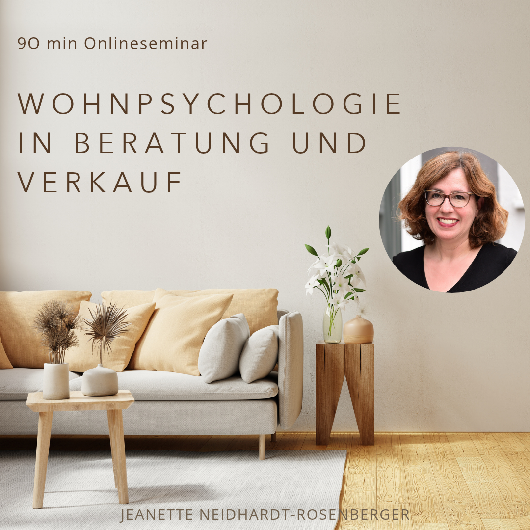 Wohnpsychologie in Beratung und Verkauf