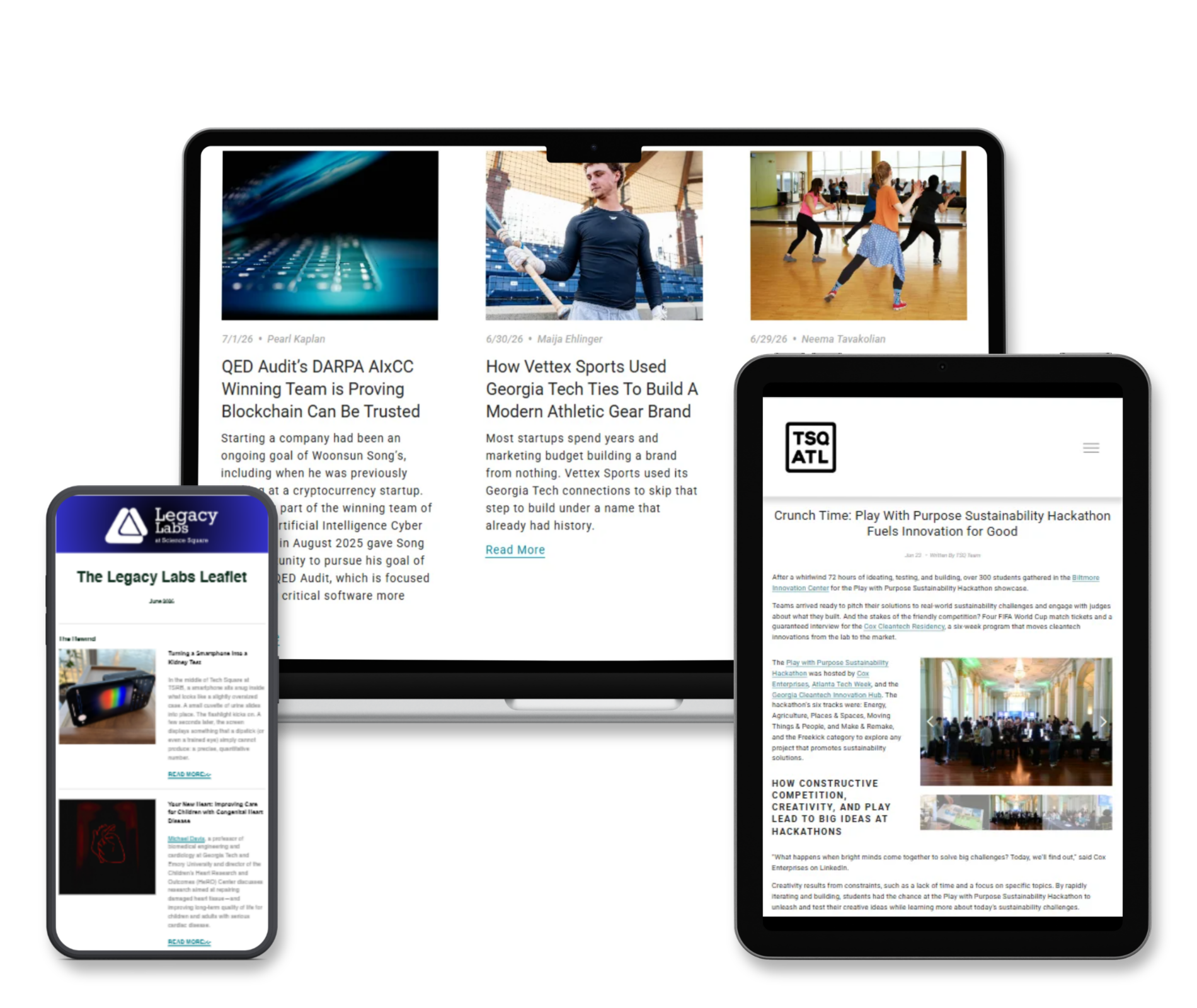 Newsletters, storytelling, and tenant spotlights