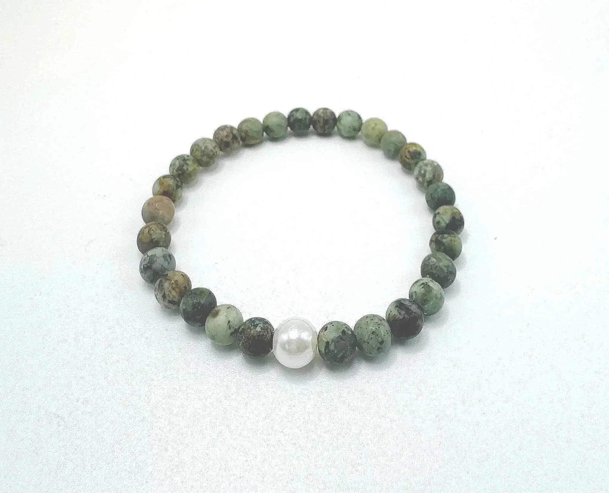 Spirit Stone & Sea Bracelet