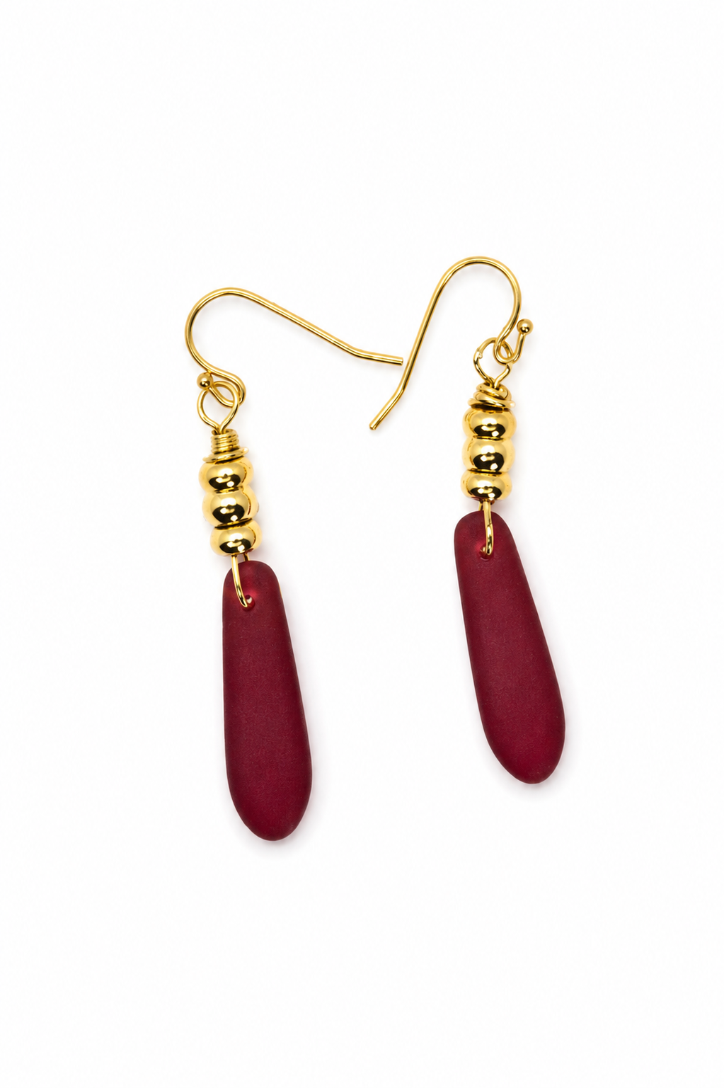 Merlot Moon Earrings