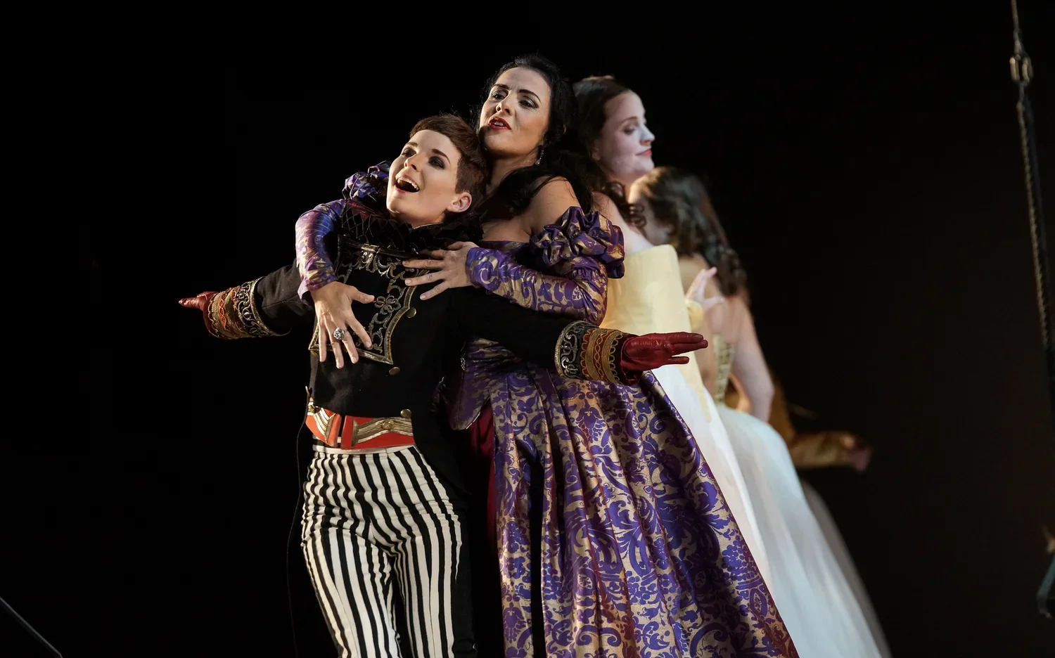 "Les Huguenots" 
Kiel Opera, 2016
Director: Lukas Hemleb
Costumes: Falk Bauer
Photo: Olaf Struck 