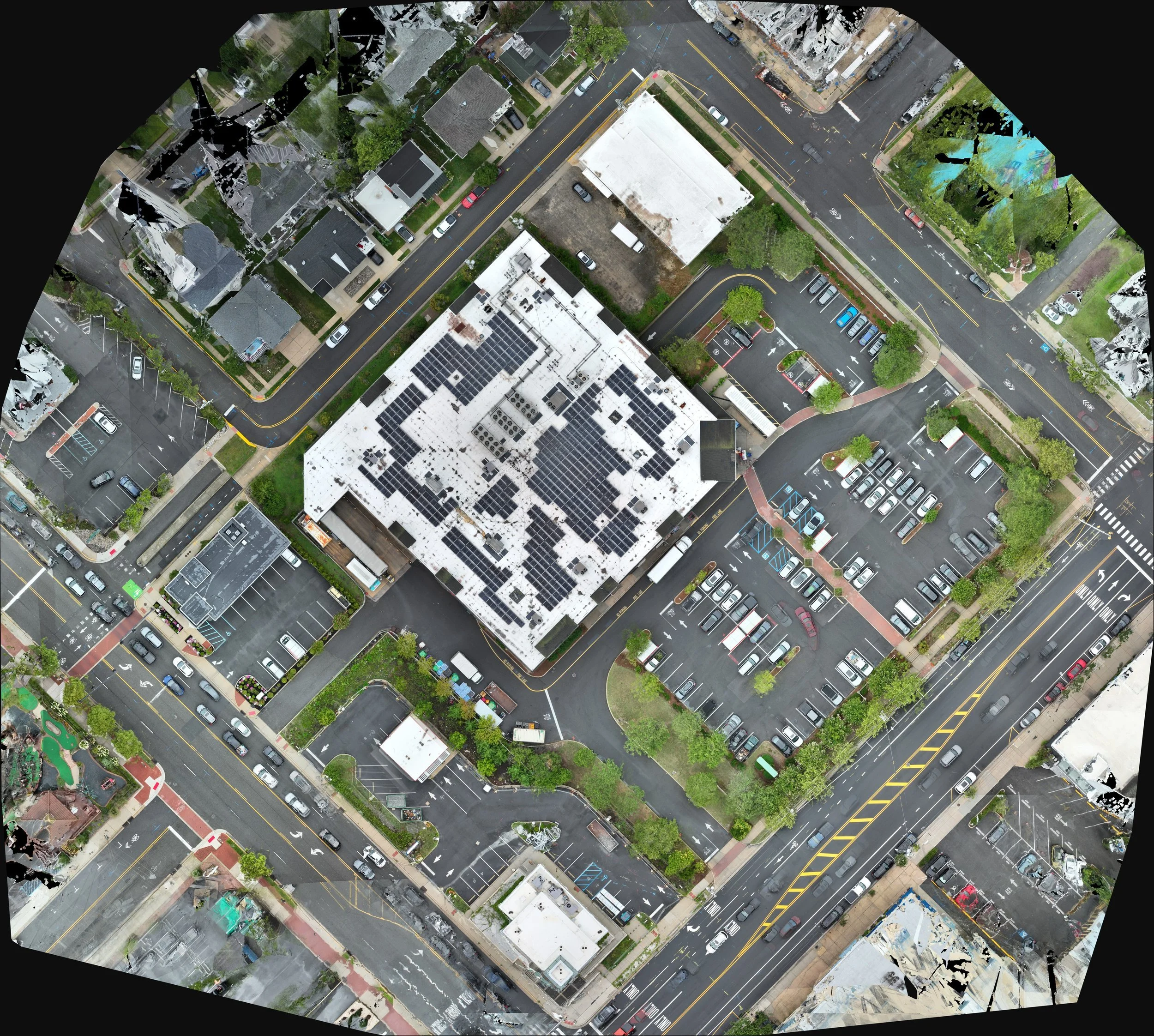 The whole lot in one orthomosaic, from a single flight