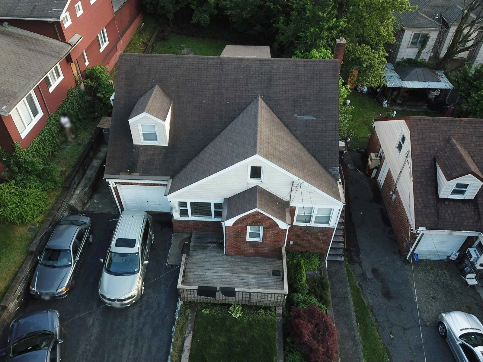 The house from the drone: the starting point
