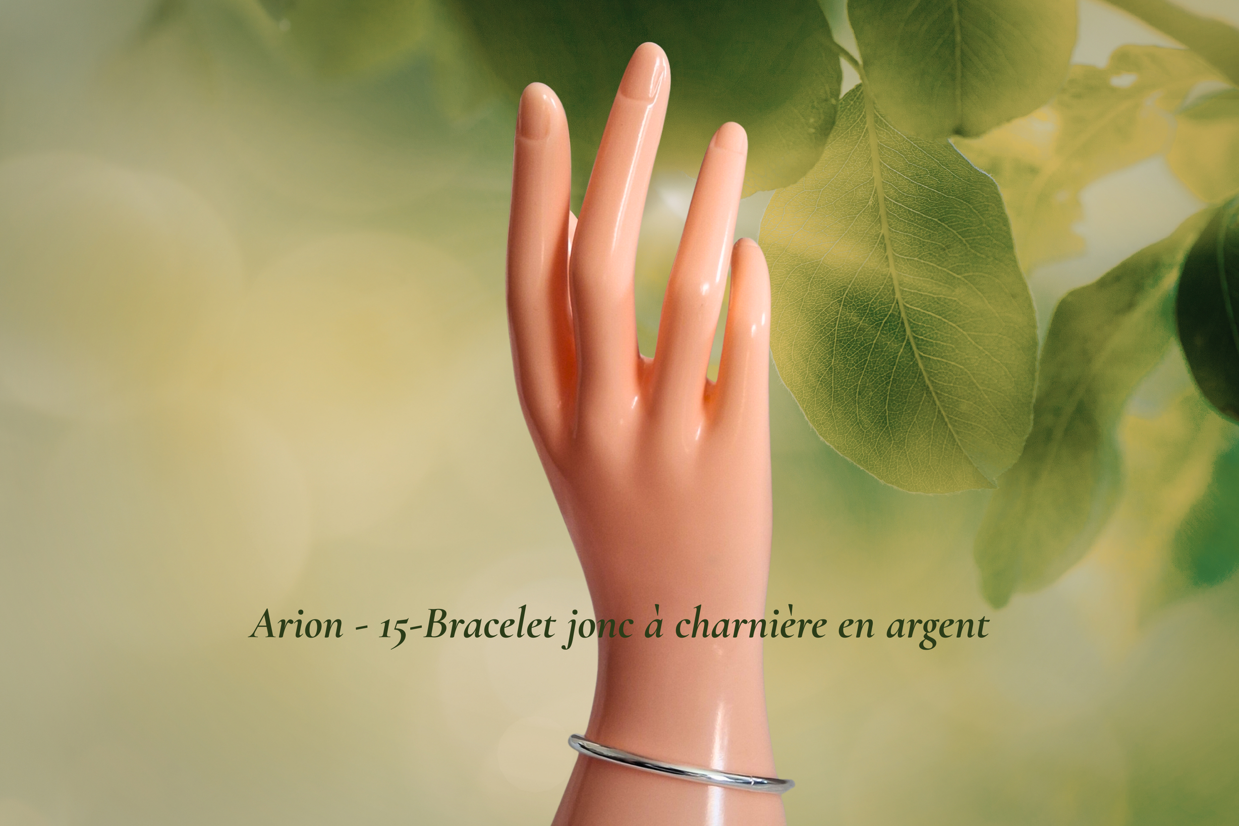 Arion - 15-Bracelet jonc à charnière en argent, feuilles.png