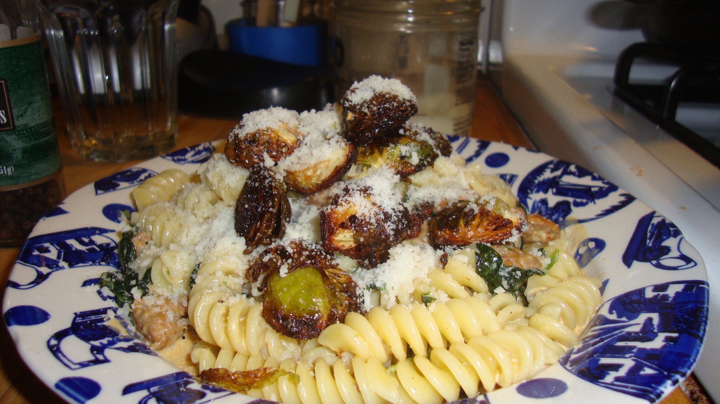 A Taste of Affordability: Creamy Spinach and Sausage Weeknight Pasta