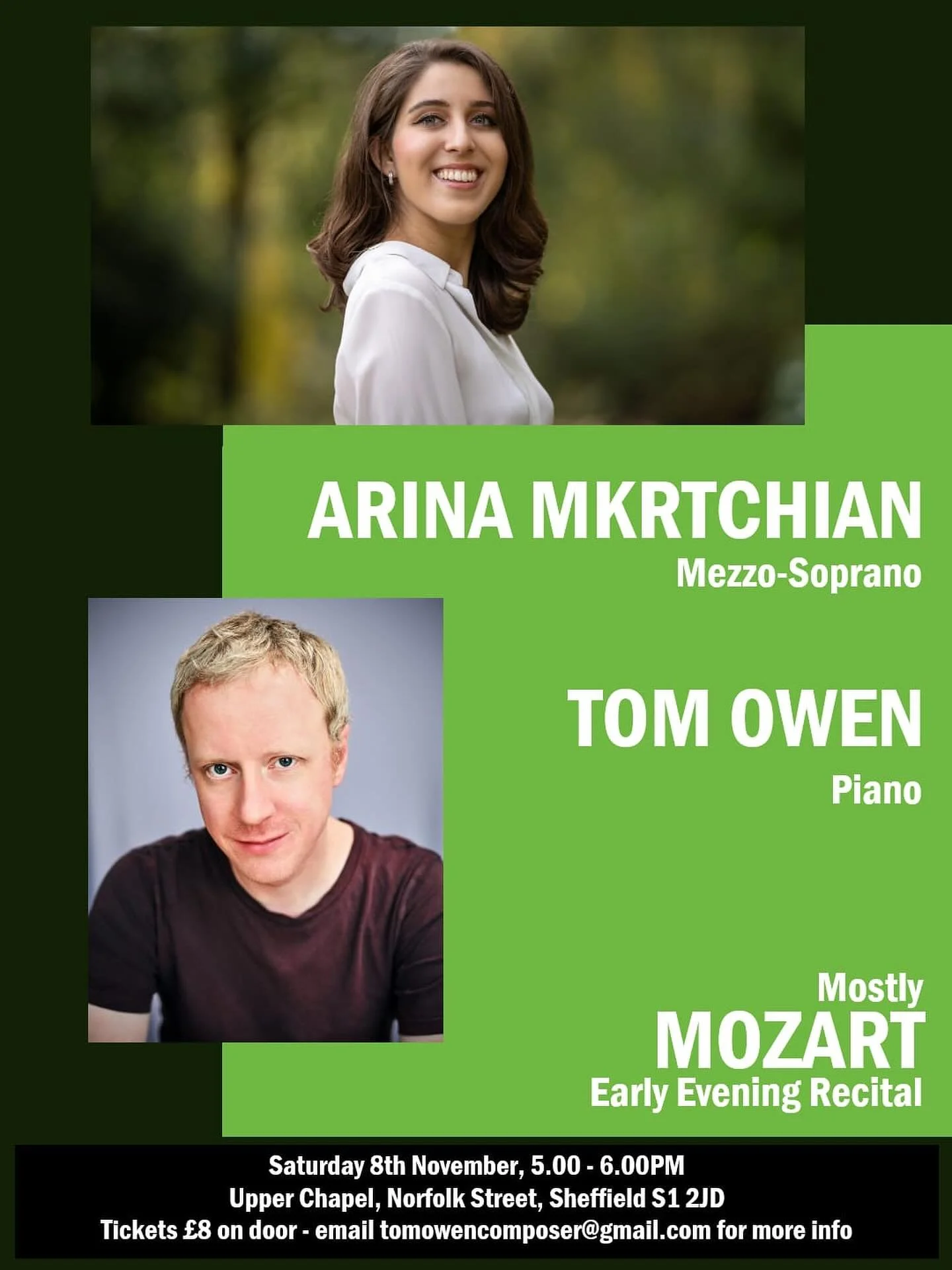 Dear friends and colleagues,
Tom Owen and I are thrilled to invite you to our upcoming programme, &ldquo;Mostly Mozart&rdquo;! 🎶

🎭We&rsquo;ll be performing an exciting selection of Mozart&rsquo;s works, including some utterly charming Lieder such 