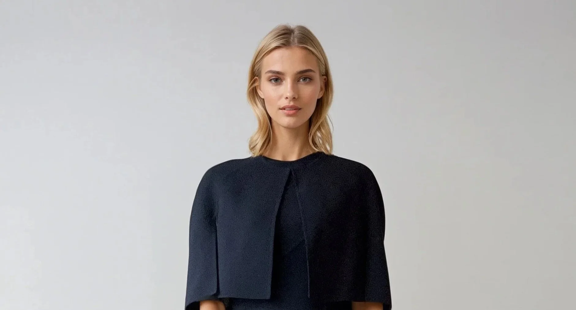Dress# DOUBLE DATE / Cape# DOUBLE CAPE