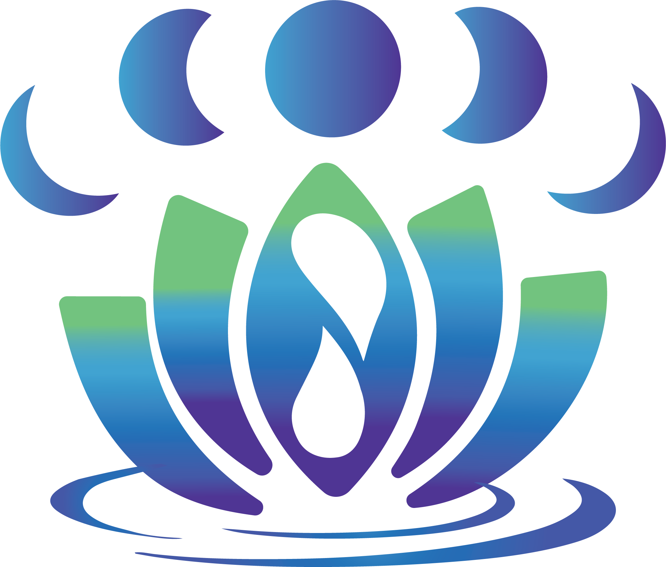 Colorful geometric 3D logo with intertwined shapes and abstract design.