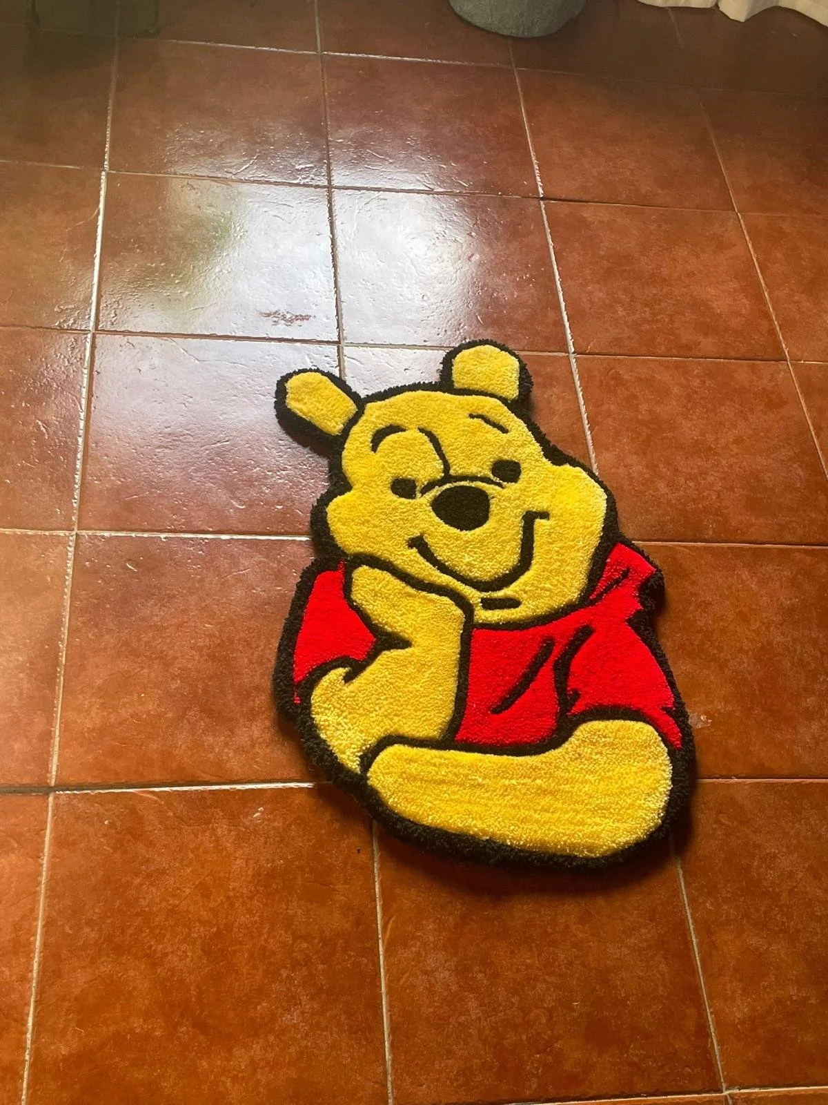 Winnie the pooh tufted wool rug