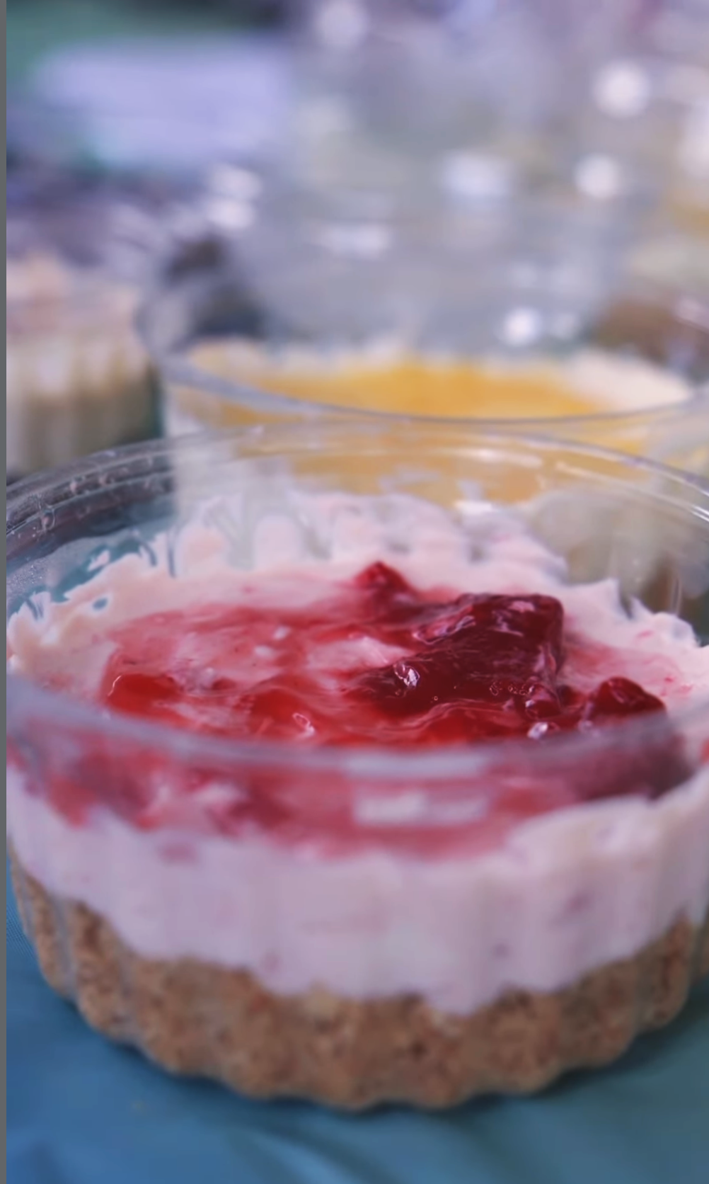 Strawberry Cheesecake at Open Circle Markets Auckland