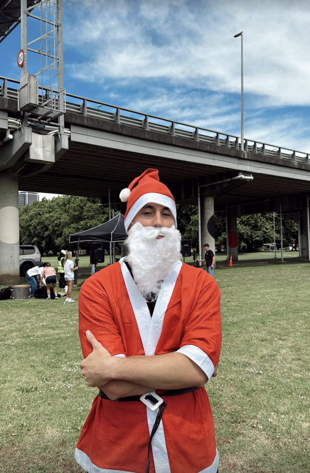 Fraser Bray at Christmas Open Circle Markets 2025 in Auckland