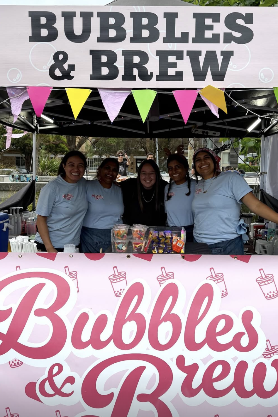 Bubbles & Brew at Open Circle Markets Auckland