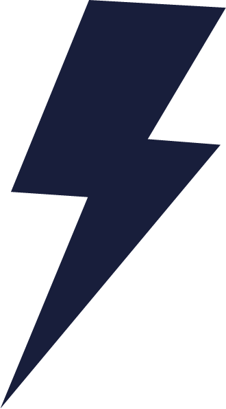 Open Circle Markets lightening bolt illustration.