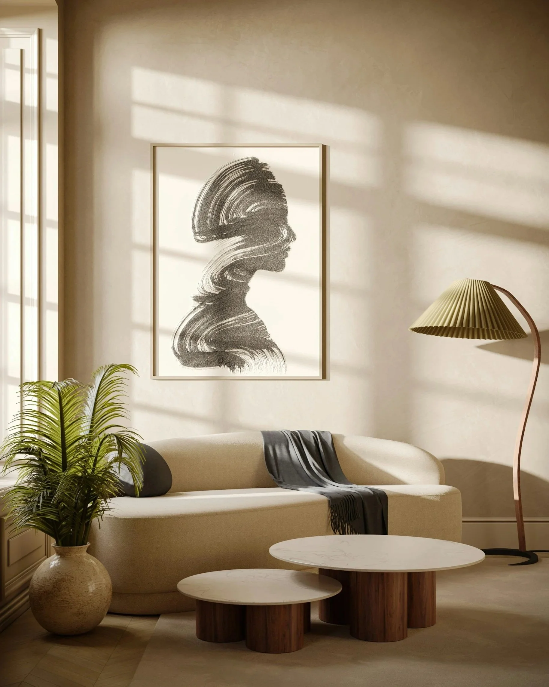 Modern interior design living room elegant in Arizona.