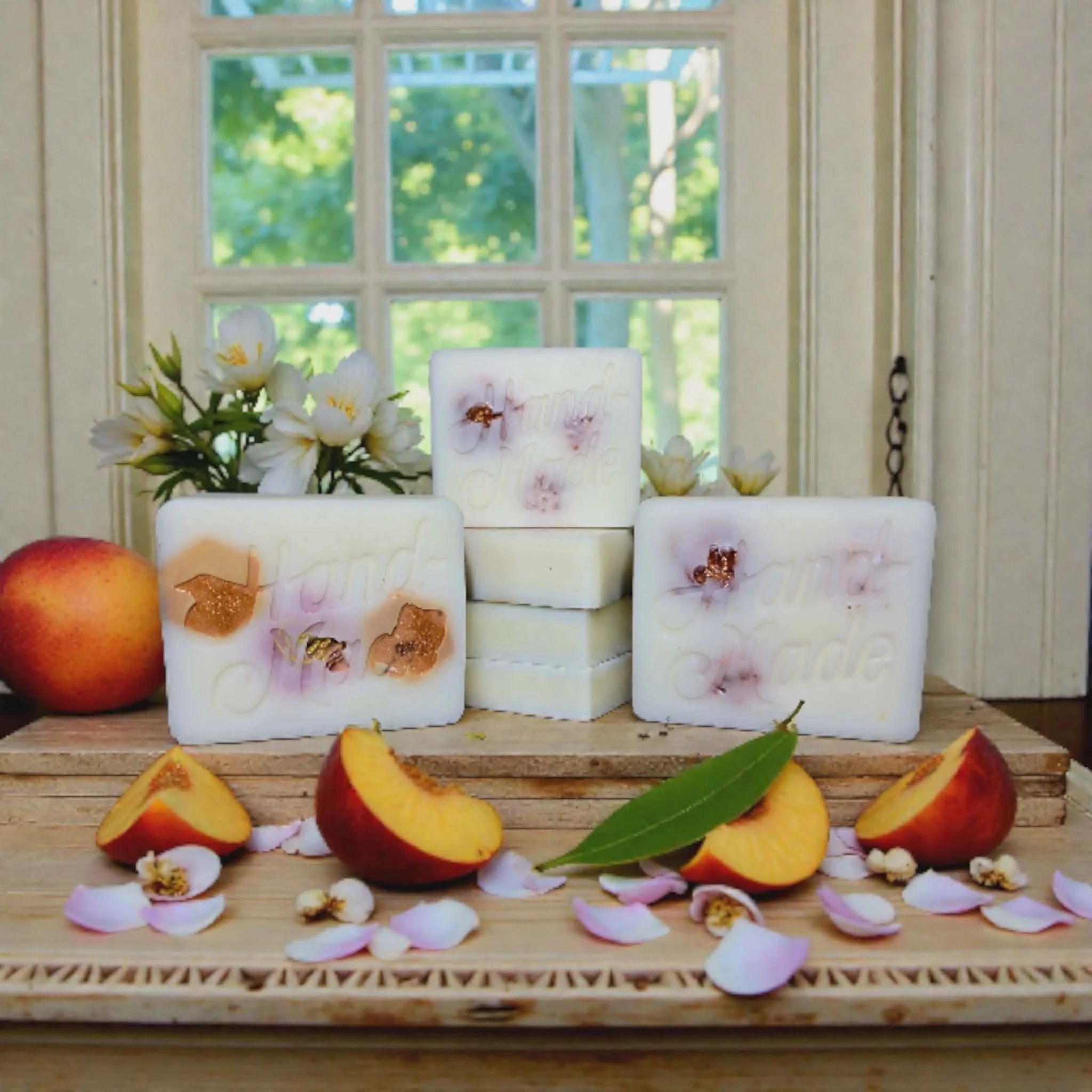 Candied Petals & Peach