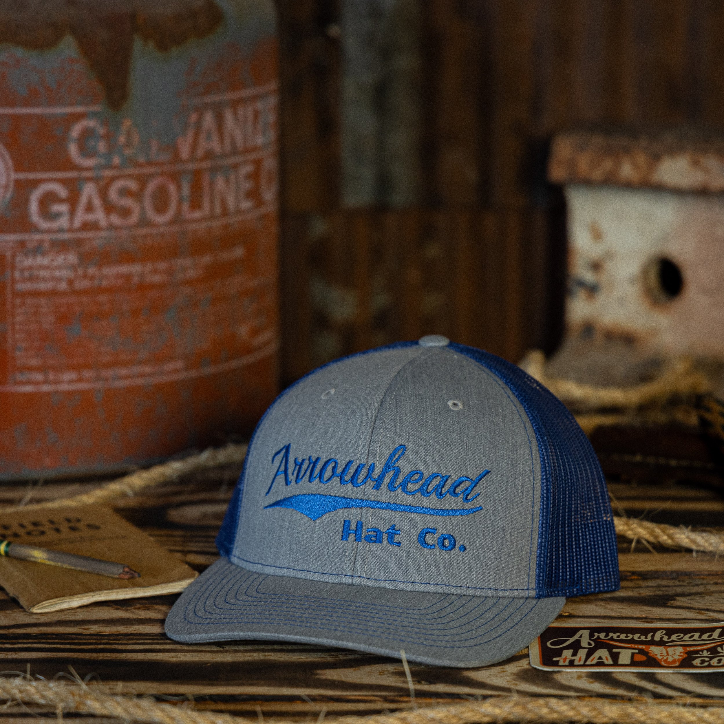Arrowhead Hat Co. – Blue Ridge Script