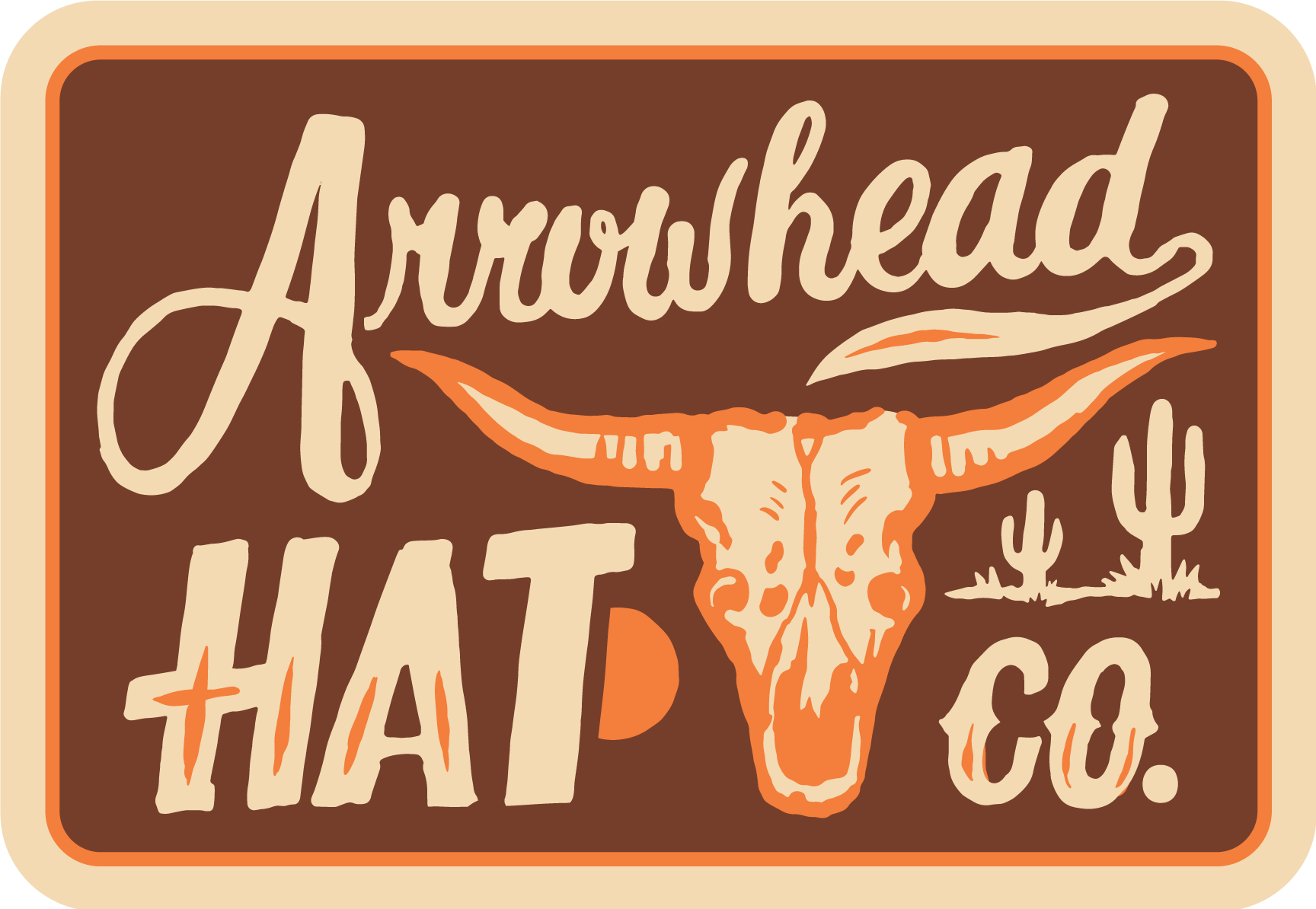 Arrowhead Hat Co. Desert Sticker