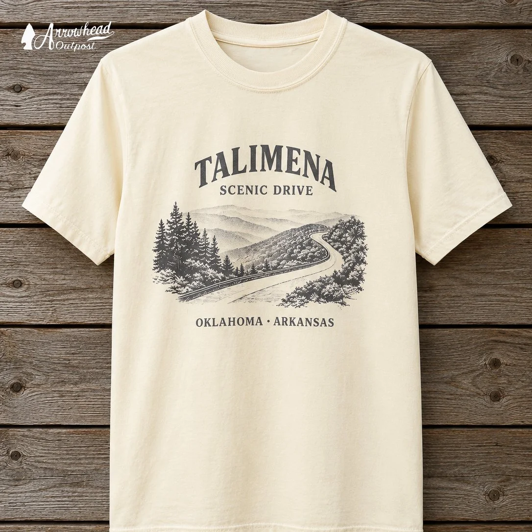 “Talimena Scenic Drive” Tee – Arrowhead Outpost